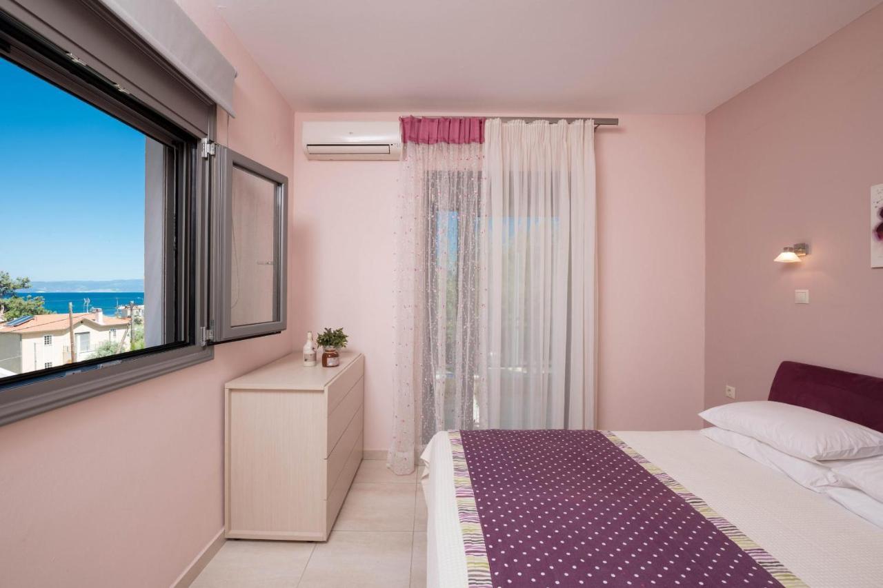 Louloudis Pool Villa Skala Rachoni  Ngoại thất bức ảnh
