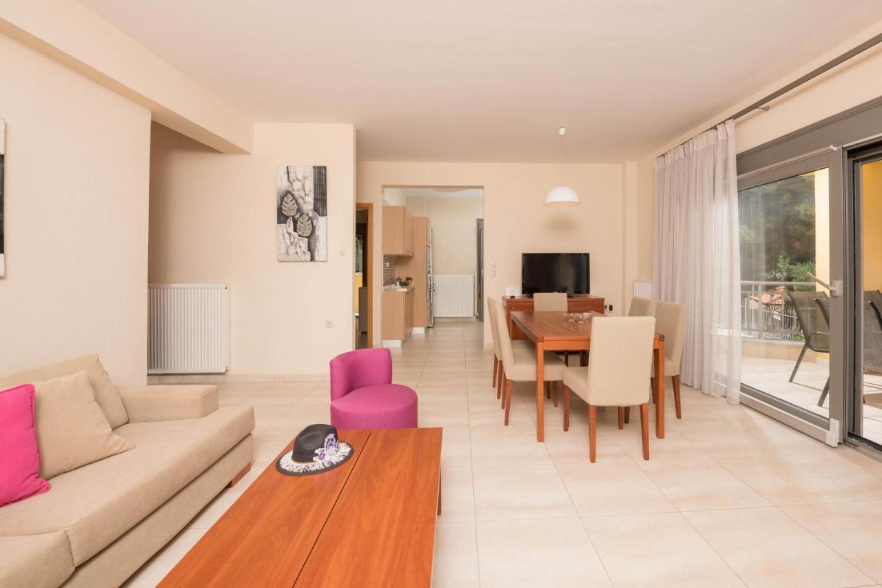 Louloudis Pool Villa Skala Rachoni  Ngoại thất bức ảnh
