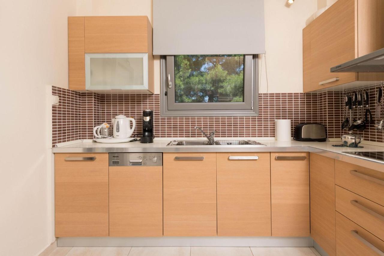 Louloudis Pool Villa Skala Rachoni  Ngoại thất bức ảnh
