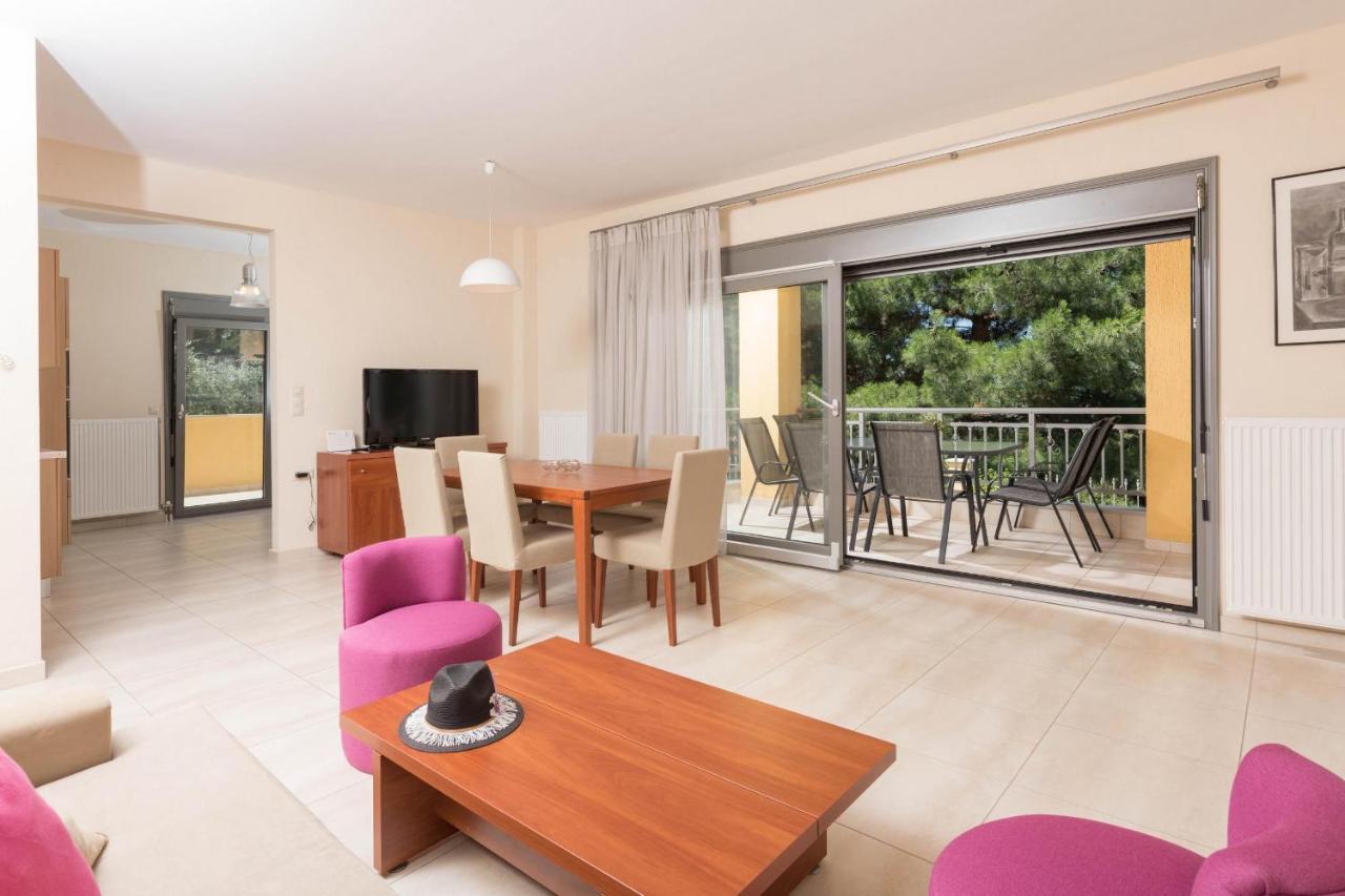 Louloudis Pool Villa Skala Rachoni  Ngoại thất bức ảnh