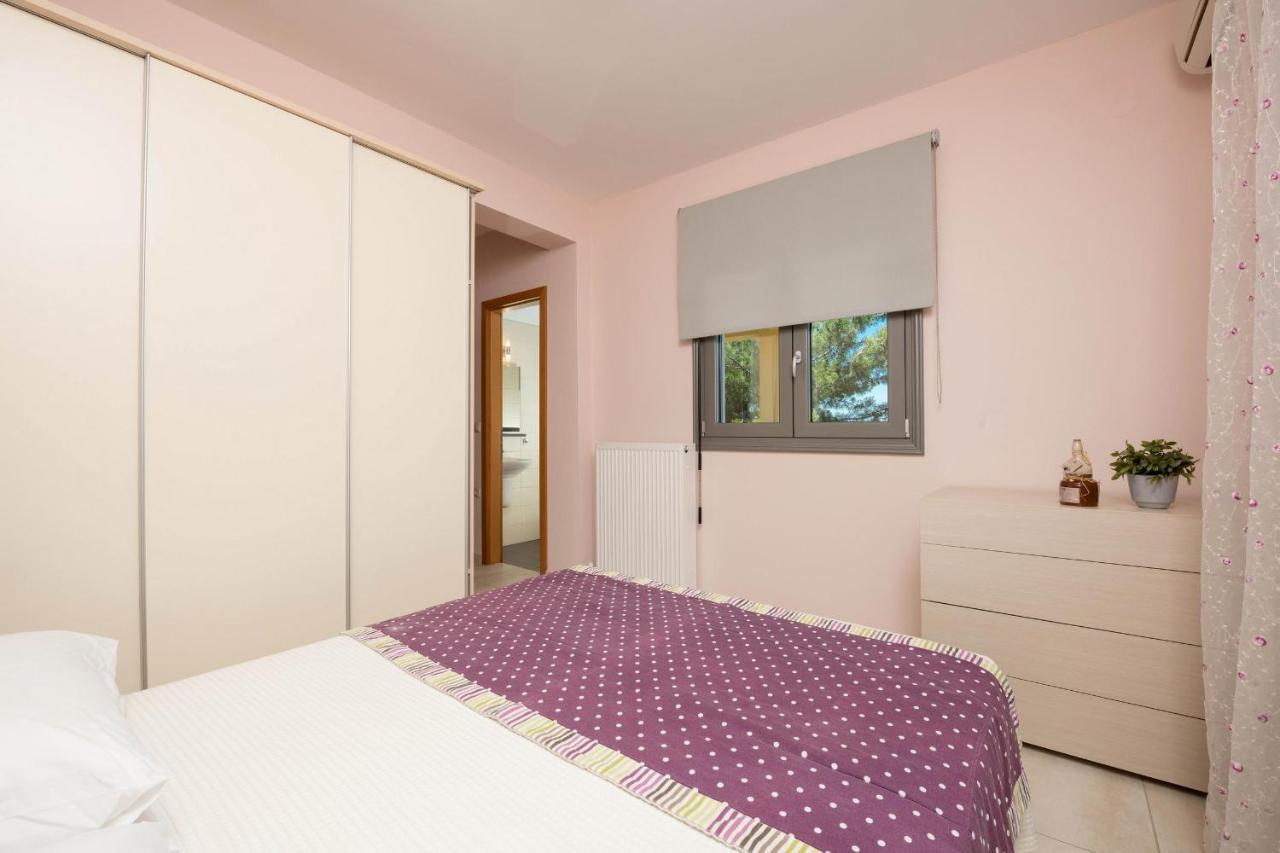 Louloudis Pool Villa Skala Rachoni  Ngoại thất bức ảnh