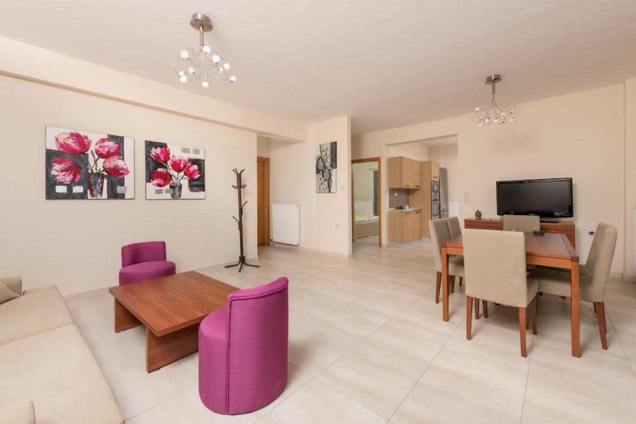 Louloudis Pool Villa Skala Rachoni  Ngoại thất bức ảnh